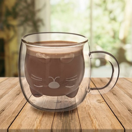 Kaheseinaline termosklaas kohvikassile DOUBLE 270 ml