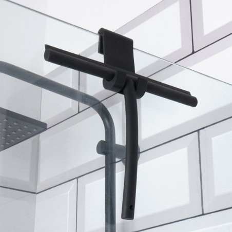 Konksuga aknakaabits, silikoon, must