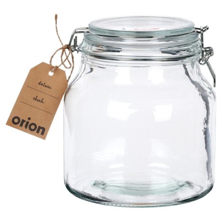 Klambriga kaanega klaasist purk IRMA 2,4 l | FreshDesign.ee