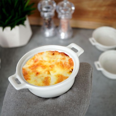 Valged portselanist küpsetusnõud 130 ml 3 tk. | FreshDesign.ee