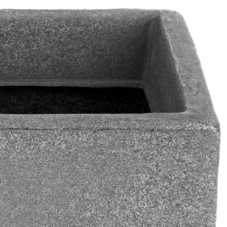Plastikust aiapott, hall, kandiline, 20x17,5 cm | FreshDesign.ee