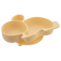 Silikoon taldrik lastele, jagatud, kollane... | FreshDesign.ee