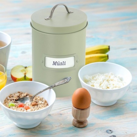 GREENISH 2,2 l metallist säilituskonteiner roheline