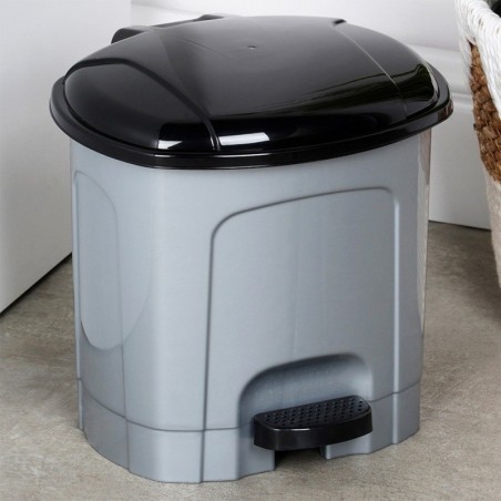 Pedaali prügikast plastik hall 3 l