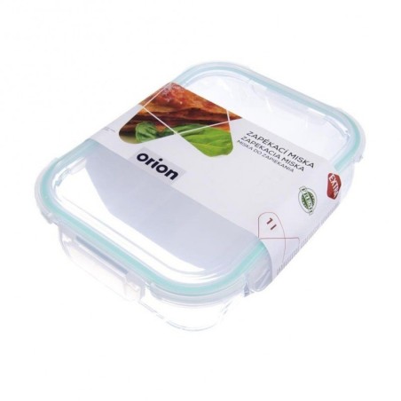 Toidunõu klaas kaane ja tihendiga ahjunõu 1 l | FreshDesign.ee