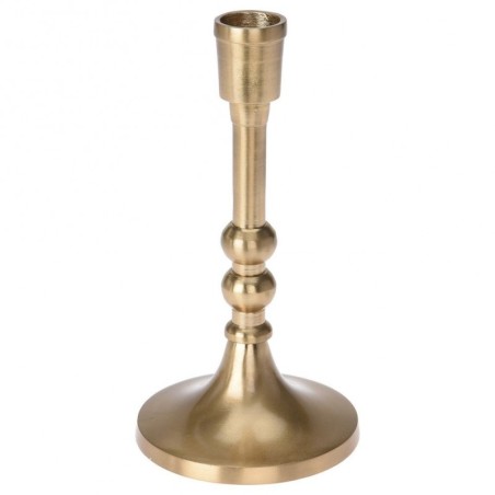 Alumiiniumist küünlajalg kuldne 17 cm