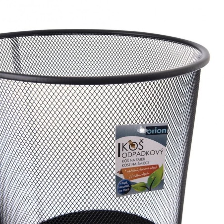 Kontori prügikast metallist must 26x28 cm | FreshDesign.ee