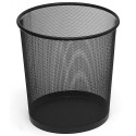 Kontori prügikast metallist must 26x28 cm | FreshDesign.ee