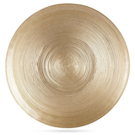 Õhtusöögitaldrik madal klaaskuldne 28 cm | FreshDesign.ee