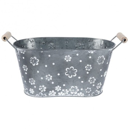 Metallist lillepoti kate, lilled, 29,5 cm | FreshDesign.ee