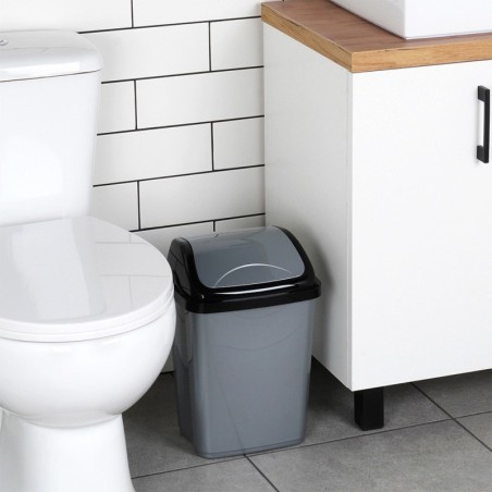 Plastikust prügikast hall 10 l | FreshDesign.ee