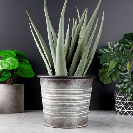 Metallist lillepoti kate 19x16 cm