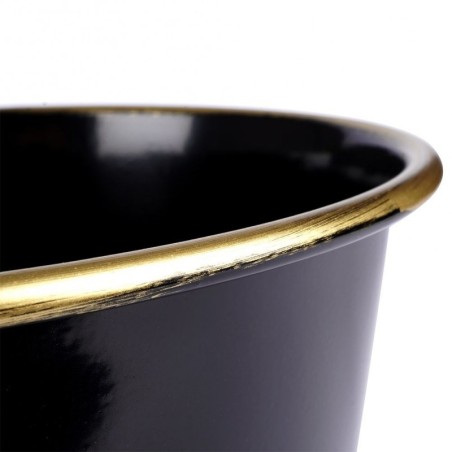 Metallist lillepoti kate must 20,5x18 cm | FreshDesign.ee