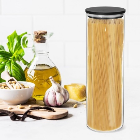 Klaasnõu kaane ja tihendiga 1,5 l