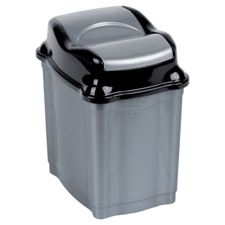 Plastikust prügikast hall 5 l | FreshDesign.ee