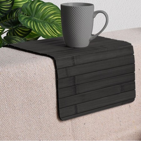 Bambusest matt, rullis, must, 44x24 cm