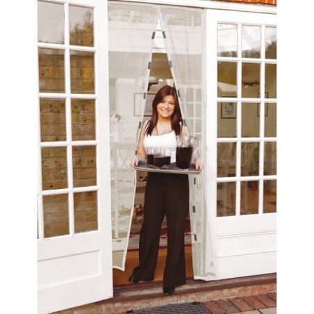 Sääsevõrk uksele valge magnetiga 208x100 cm