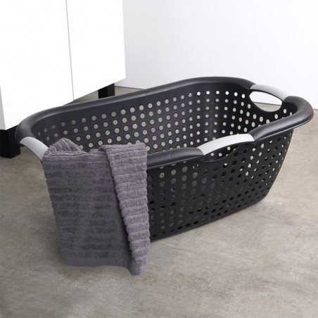 Pesukorv plastikust must 26 l