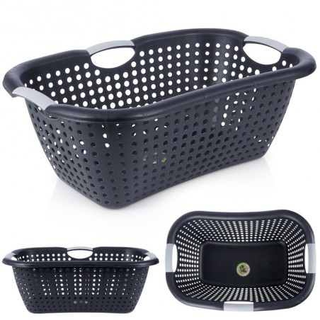 Pesukorv plastikust must 26 l | FreshDesign.ee