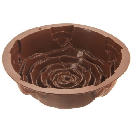 Silikoonist koogivorm, roos pruun, 25 cm | FreshDesign.ee