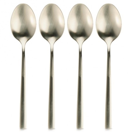 Terasest teelusikad 4 tk, kuld | FreshDesign.ee