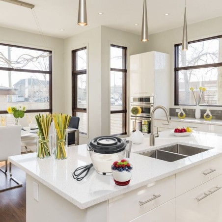 Köögi segamisnõu kaanega mõõtetops HALL 2,5 l