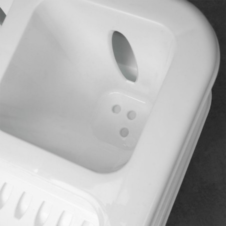 Nõude kuivatamine valge 40x29x8,5 cm | FreshDesign.ee