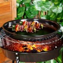 Ümmargune terasest grillpann, must, 26,5 cm | FreshDesign.ee