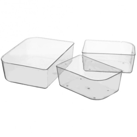 Toidunõu kaane ja tihendiga, jagatud, 1 l | FreshDesign.ee