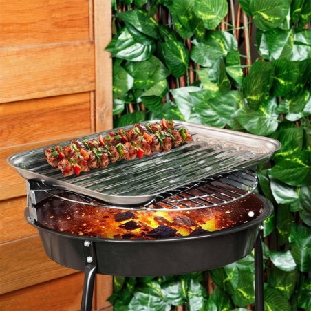 Terasest perforeeritud grillalus 34,5x24,5 cm