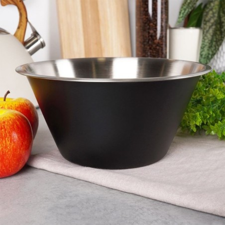 Must terasest köögikauss 22 cm, 2 l