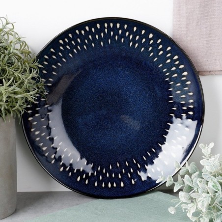 Keraamiline magustoidutaldrik, meresinine, 22 cm