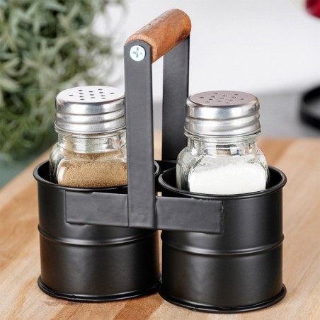 Soola- ja pipratopsid koos alusega, 3 osa