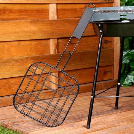 Burgeri grillrest metallist must mittenakkuv 49x21,1 cm