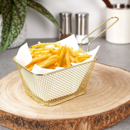 Friikartulite korv kuldne 14x12x7cm | FreshDesign.ee