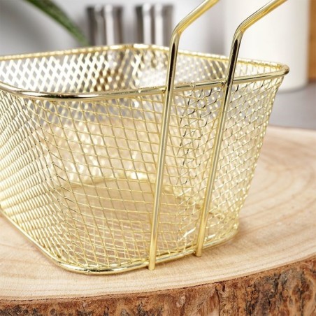 Friikartulite korv kuldne 14x12x7cm | FreshDesign.ee