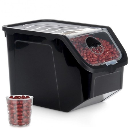 Must kaanega köögivilja- ja puuviljamahuti... | FreshDesign.ee