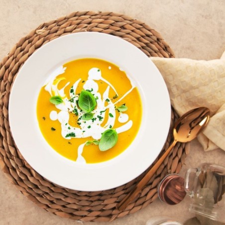 Portselanist õhtusöögitaldrik sügav MONA 24,5 cm, 350 ml