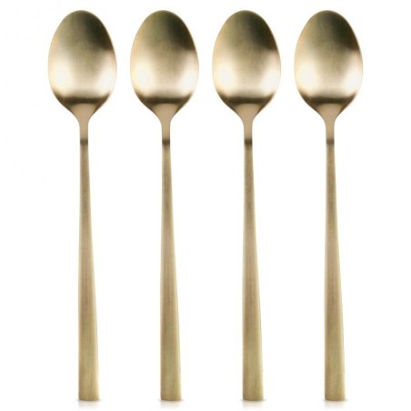 Kuldsed terasest kokteililusikad, 4 tk. | FreshDesign.ee