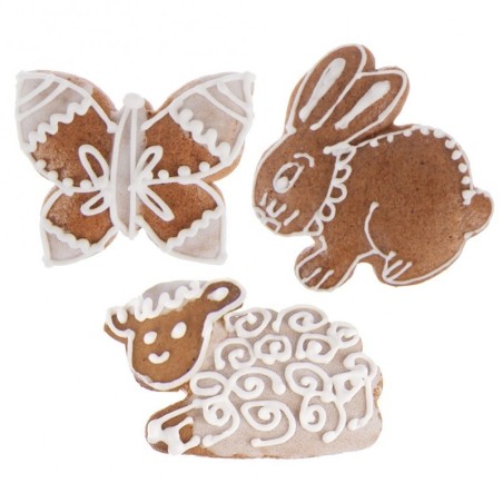 Terasest küpsisevormid bunny butterfly lam... | FreshDesign.ee