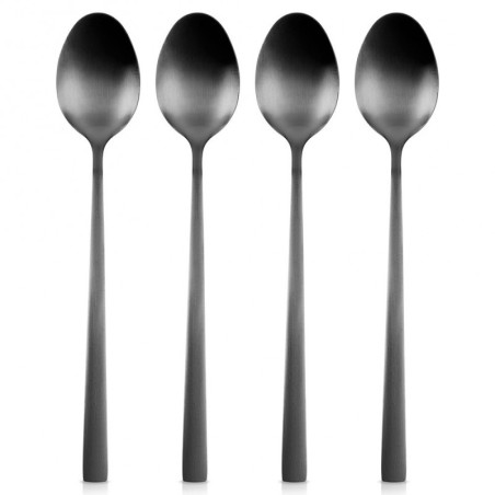 Kokteililusikad, must, teras, 4 tk. | FreshDesign.ee