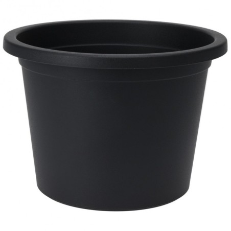 Plastikust aiapott must ümmargune 34 cm | FreshDesign.ee