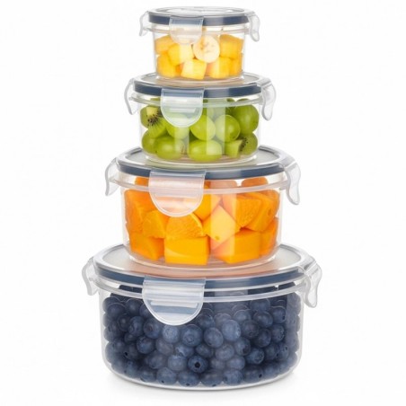 Toidunõud kaane ja tihendiga, 4 tk. | FreshDesign.ee