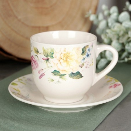 Portselanist tass alustassiga 200 ml