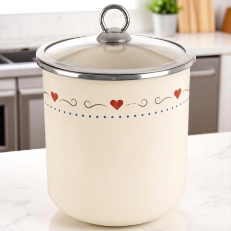 Klaaskaanega emailitud toidunõu TONCA 1, 4... | FreshDesign.ee