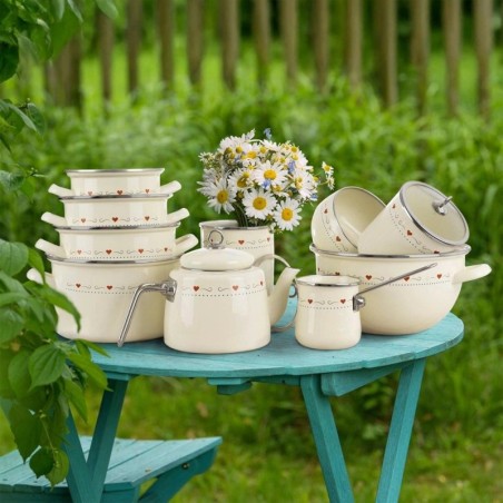 Klaaskaanega emailitud toidunõu TONCA 1, 4... | FreshDesign.ee