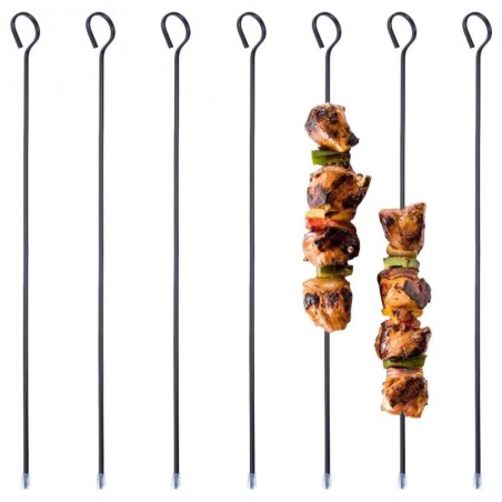 Kebabivardad, teras, must, 31,5 cm, 8 tk. | FreshDesign.ee