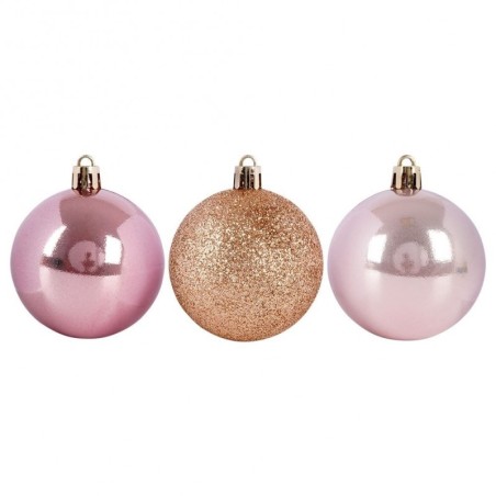 Jõulupuu ehted, roosad, purunemiskindlad, ... | FreshDesign.ee