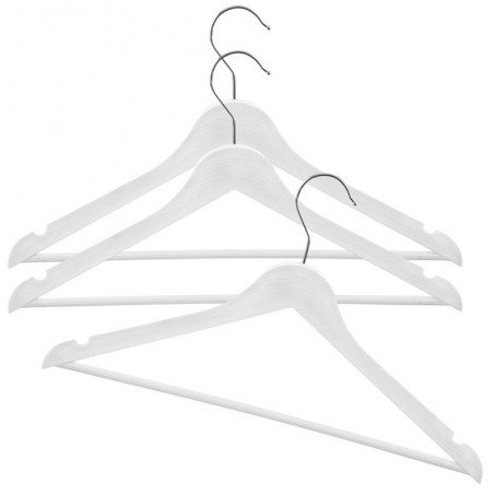 Valged pööratavad riidepuud 42,5x24 cm 3 tk. | FreshDesign.ee