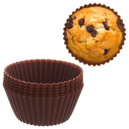 Silikoonist muffinivormid pruunid SILLINIE... | FreshDesign.ee
